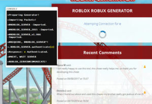 Шахрайство з Robux в Roblox