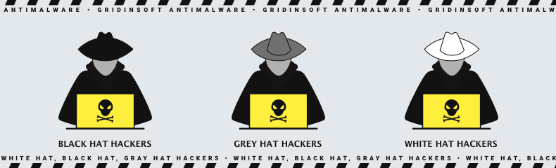 Білі хакери, Чорні хакери, Сірі хакери