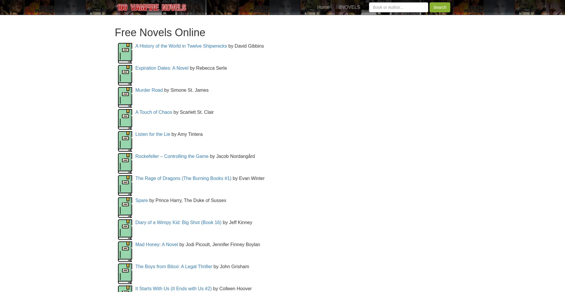 100vampirenovels.net