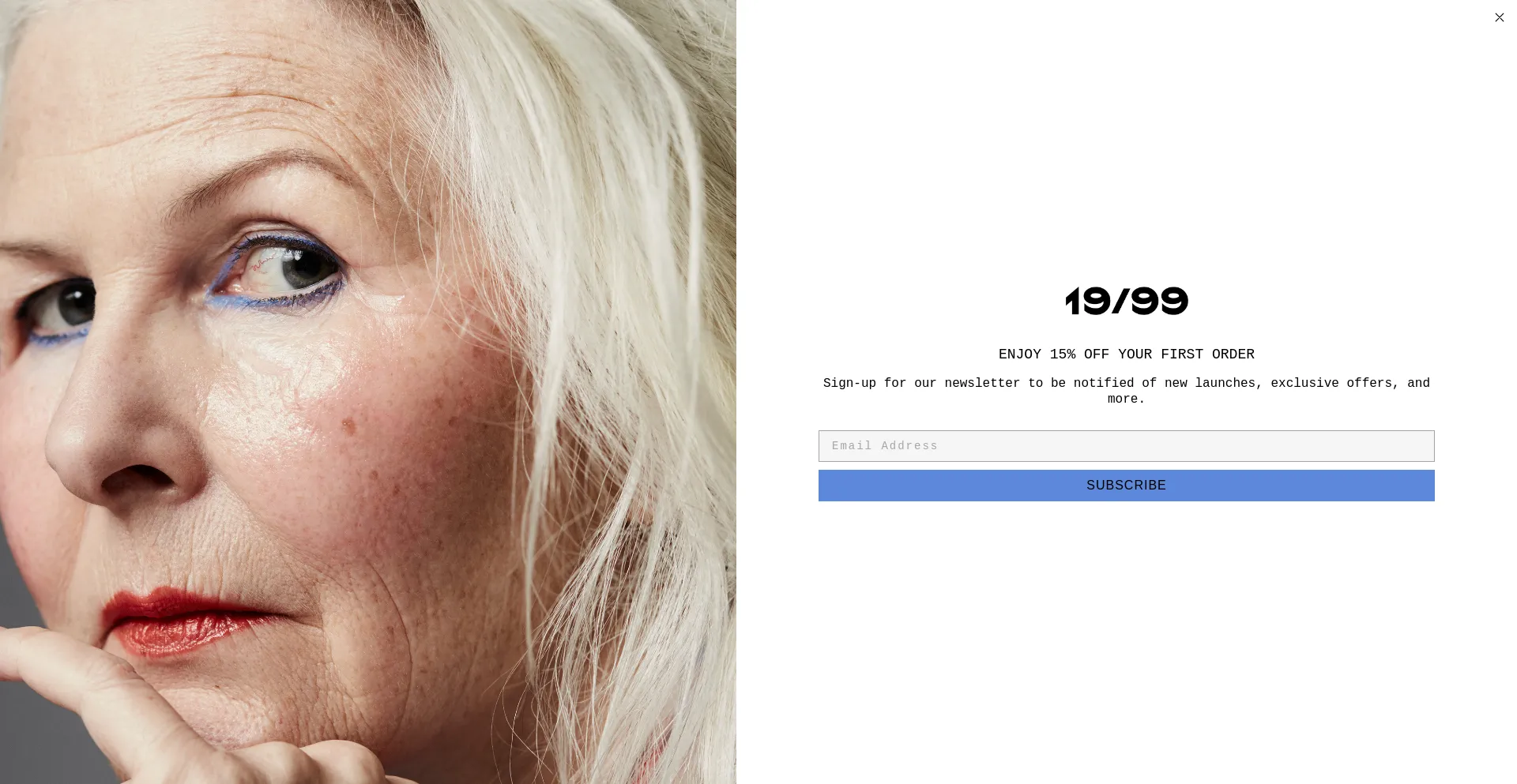 Website screenshot of 1999beauty.com