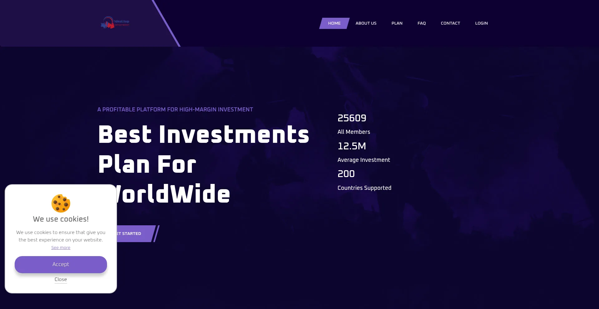 Website screenshot of 1deal.top