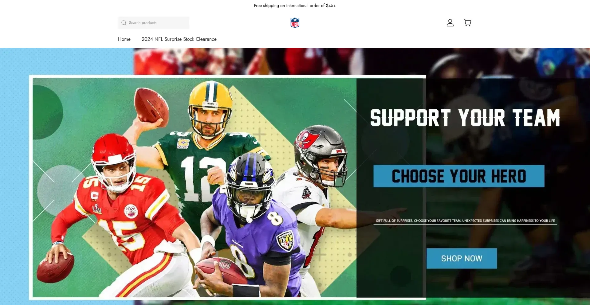 Website screenshot of 2025lovefootball.shop