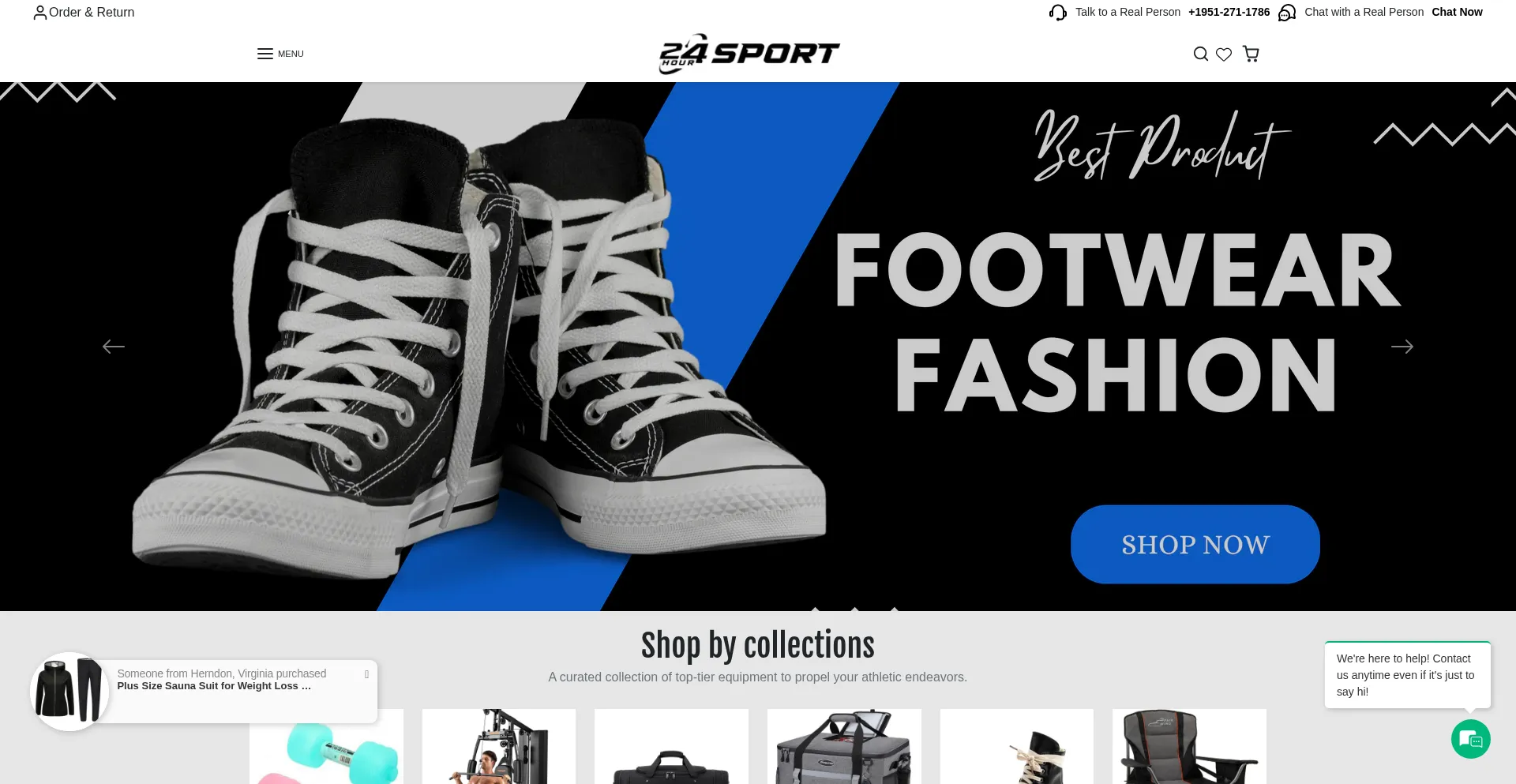 Website screenshot of 24hoursport.com