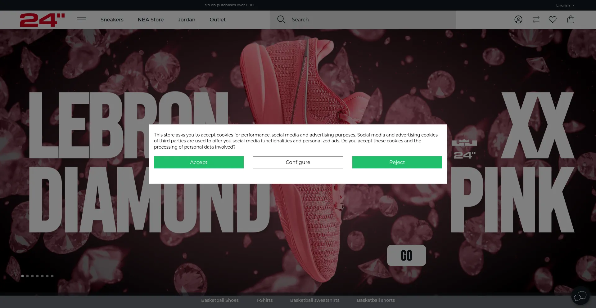 Website screenshot of 24segons.es