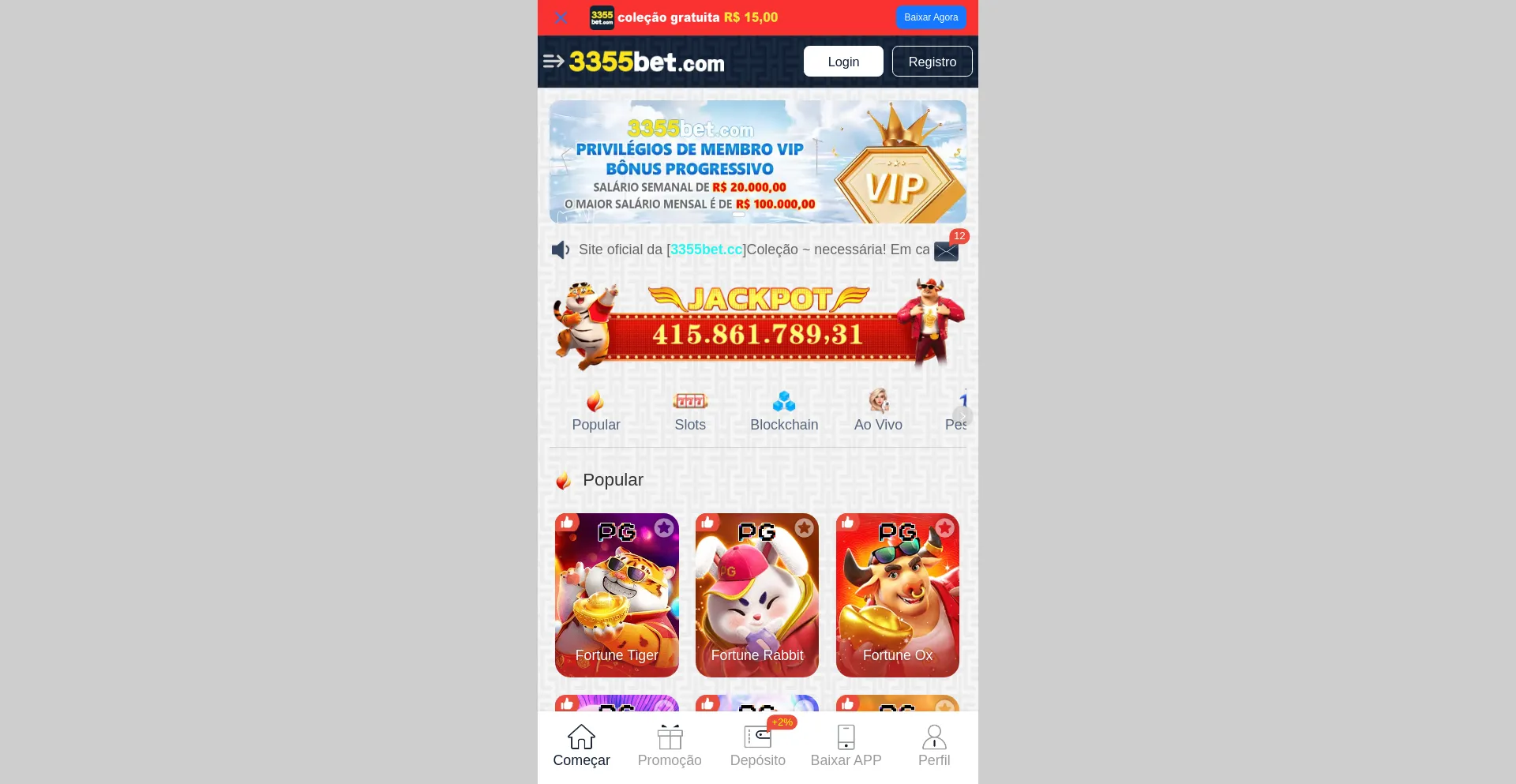 Website screenshot of 3355bet77.com