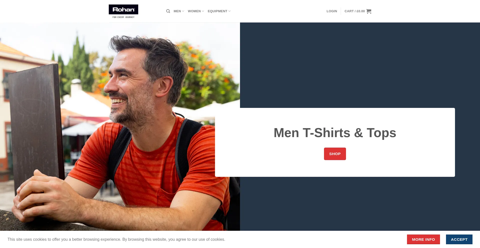 Website screenshot of 35rohan.com