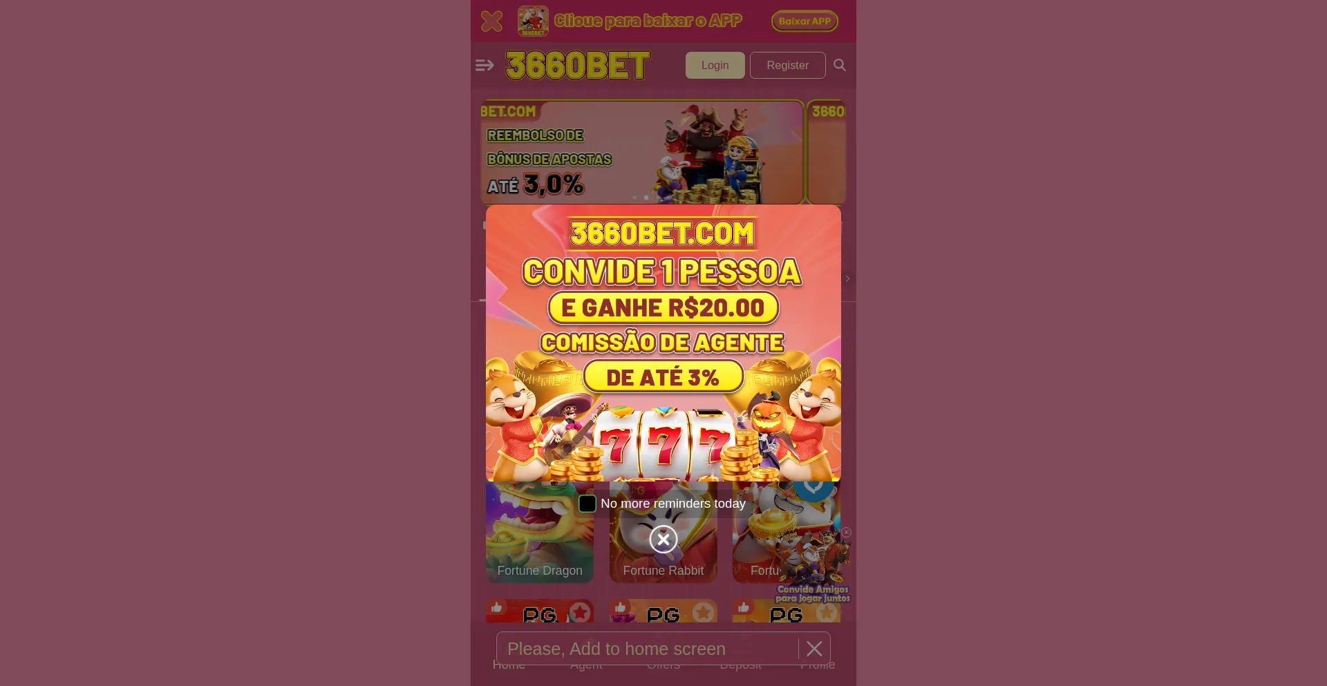 Website screenshot of 3660bet.com