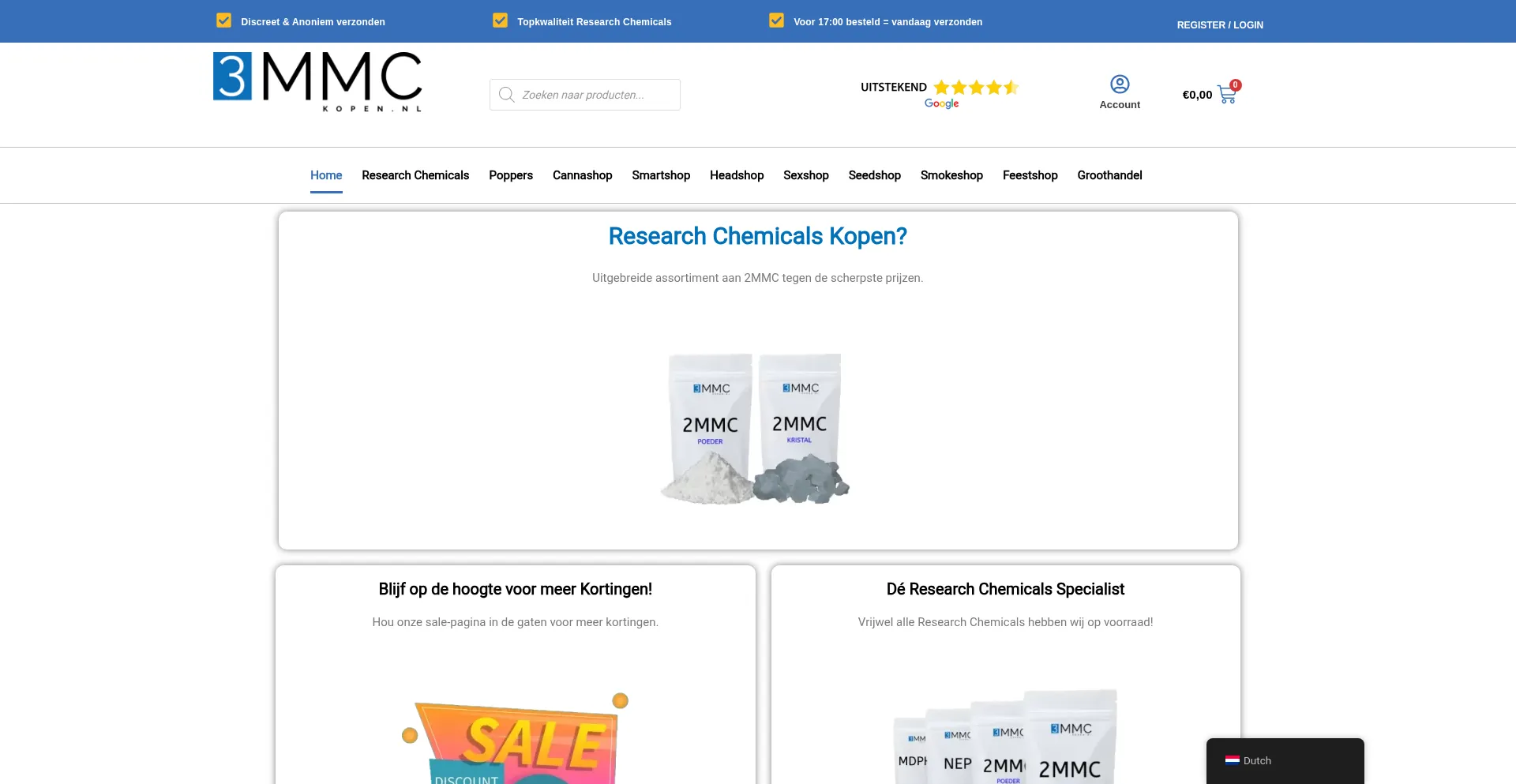 Website screenshot of 3-mmckopen.nl