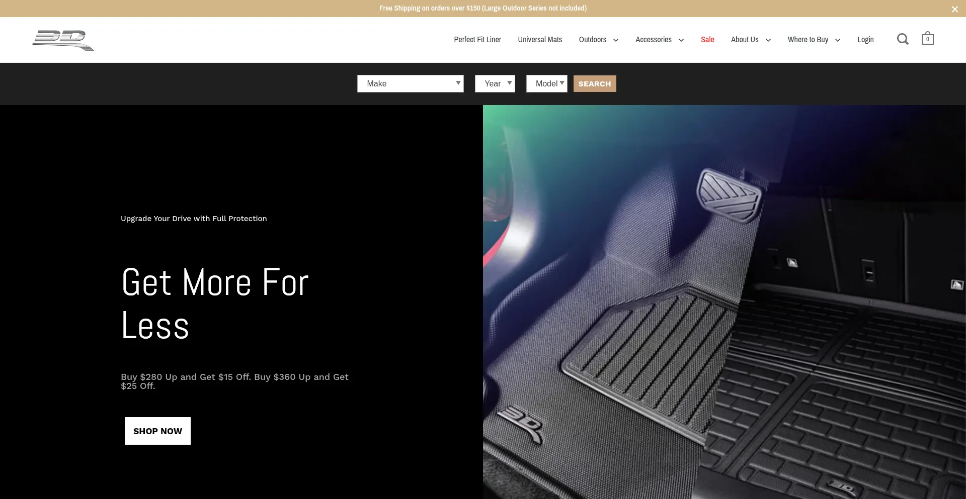 Website screenshot of 3dmatsusa.com