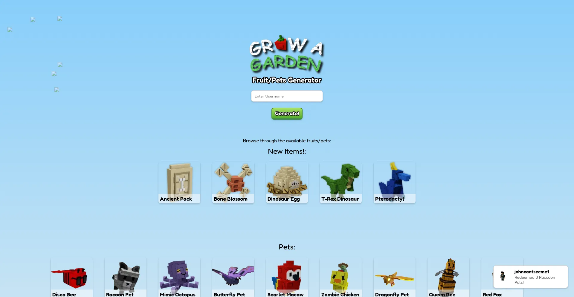 Website screenshot of 7draw.site