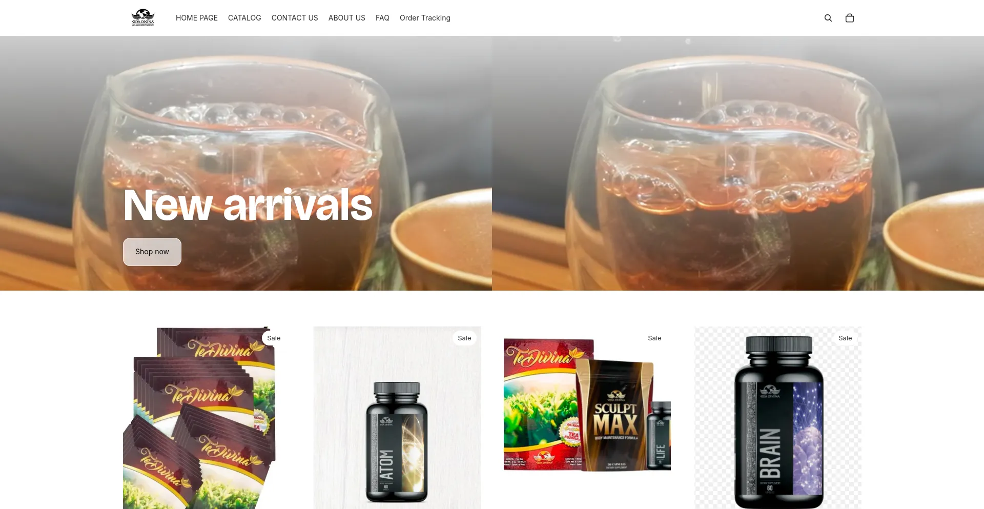 Website screenshot of 84caac-91.myshopify.com