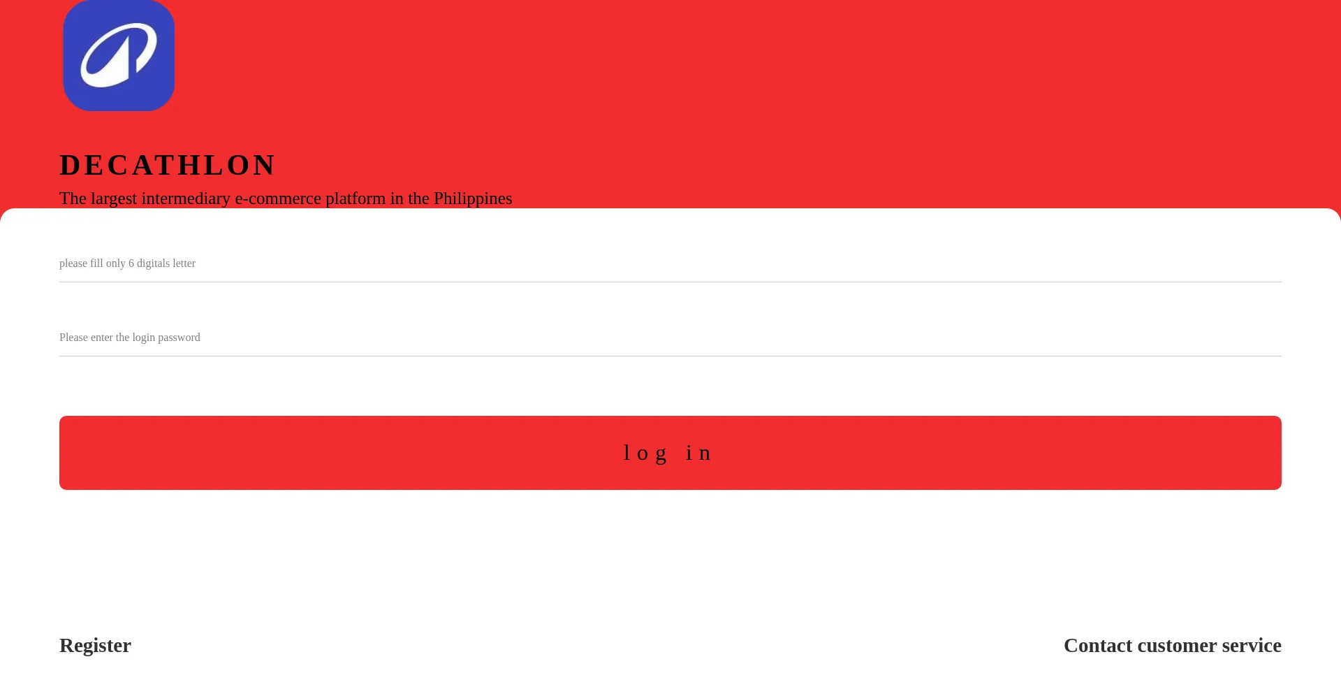 Website screenshot of 888-decathlon.vip