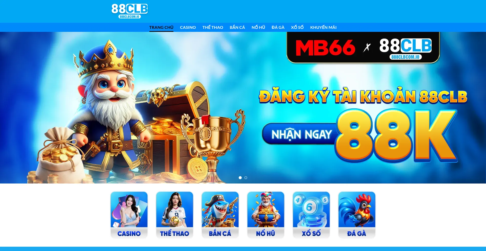 Website screenshot of 888clbcom.io