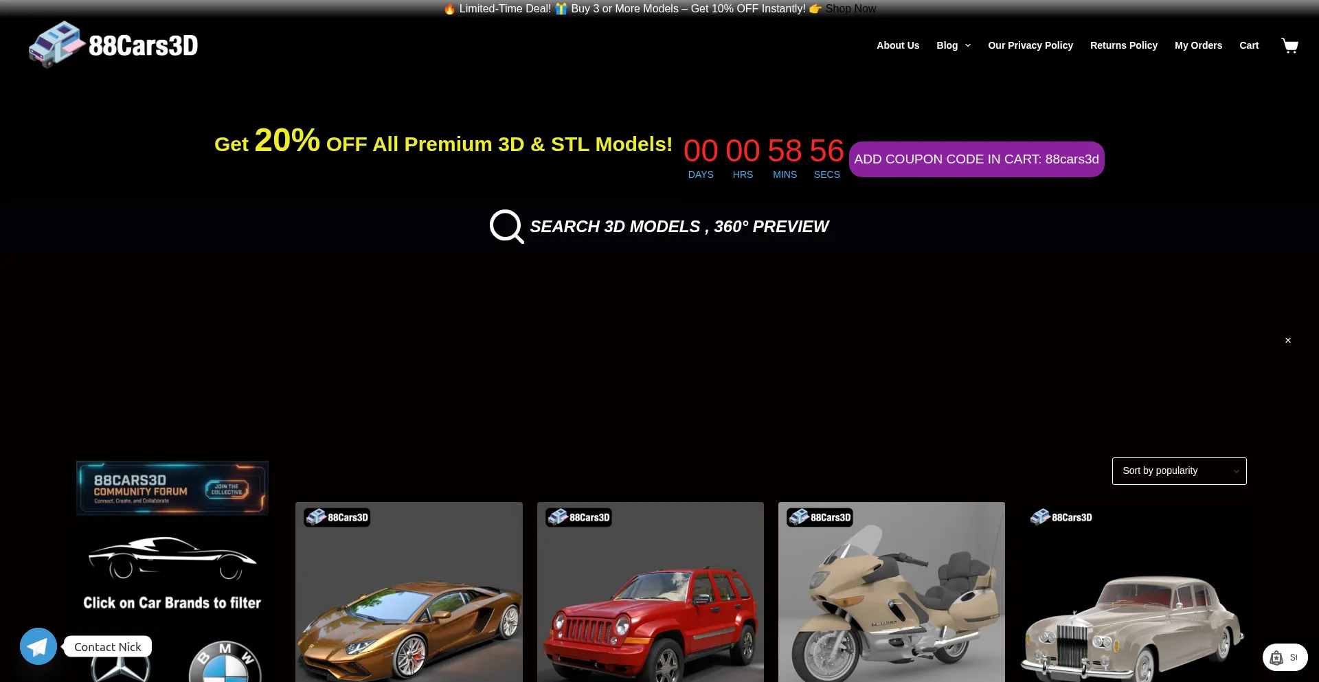 88cars3d.com