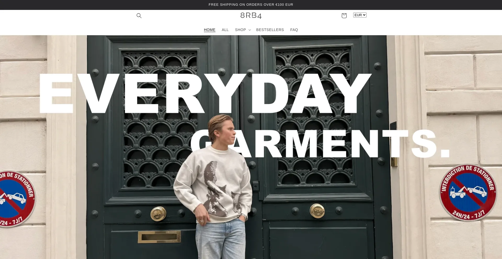 Website screenshot of 8rb4.com