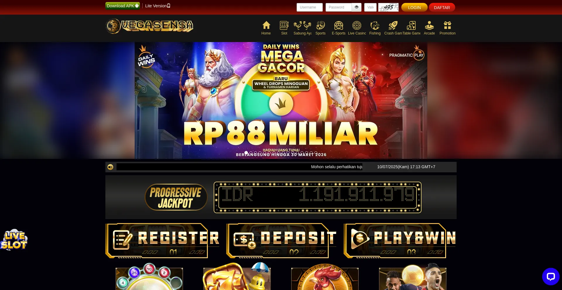 Website screenshot of 99vegasensa.com