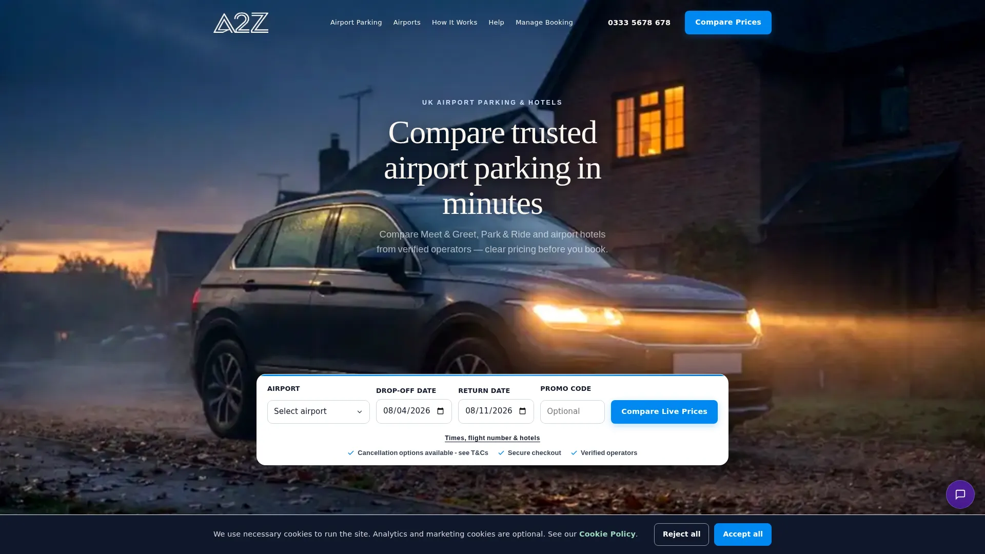 A2zairportparking.co.uk