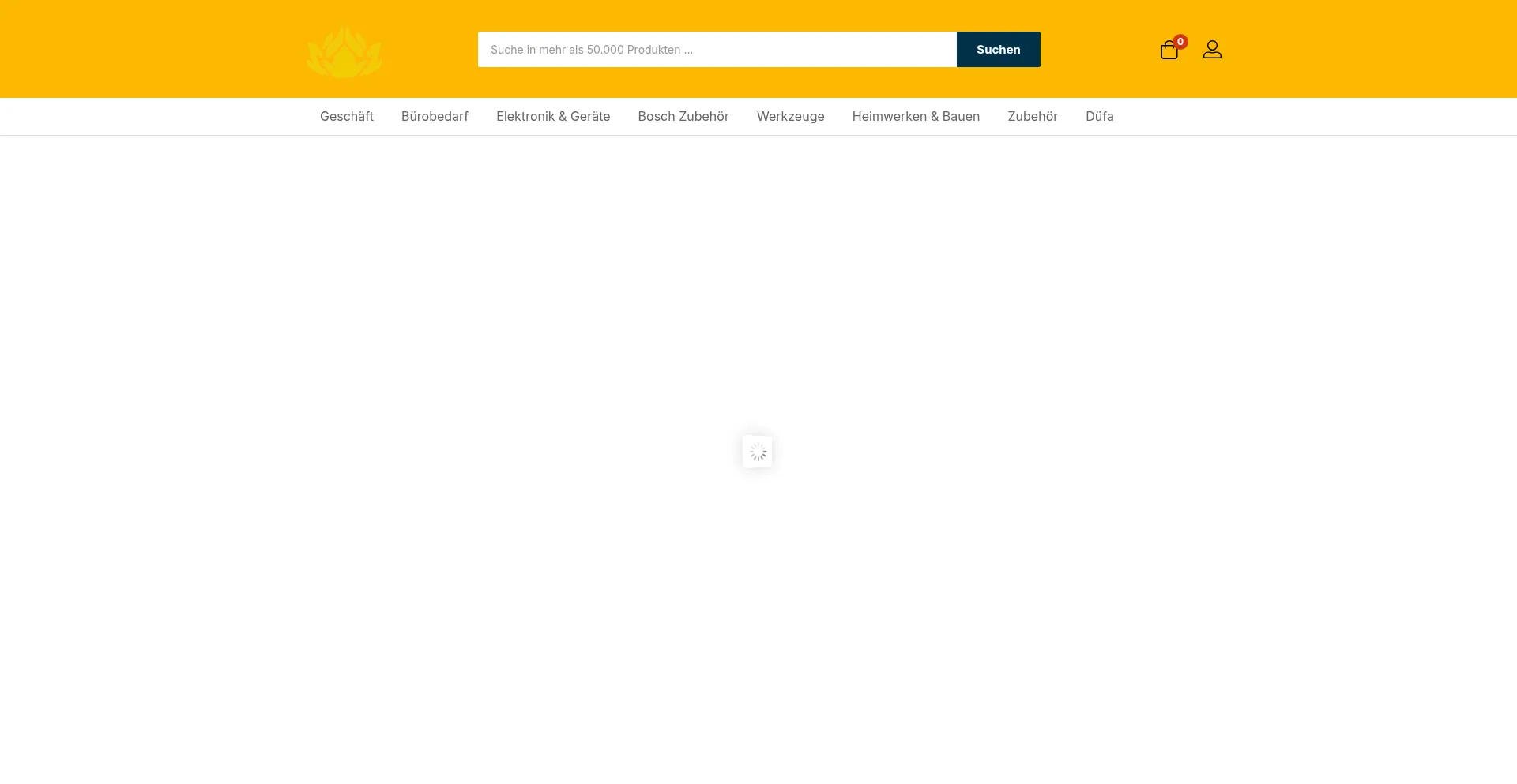 Website screenshot of A-baustofflager.com