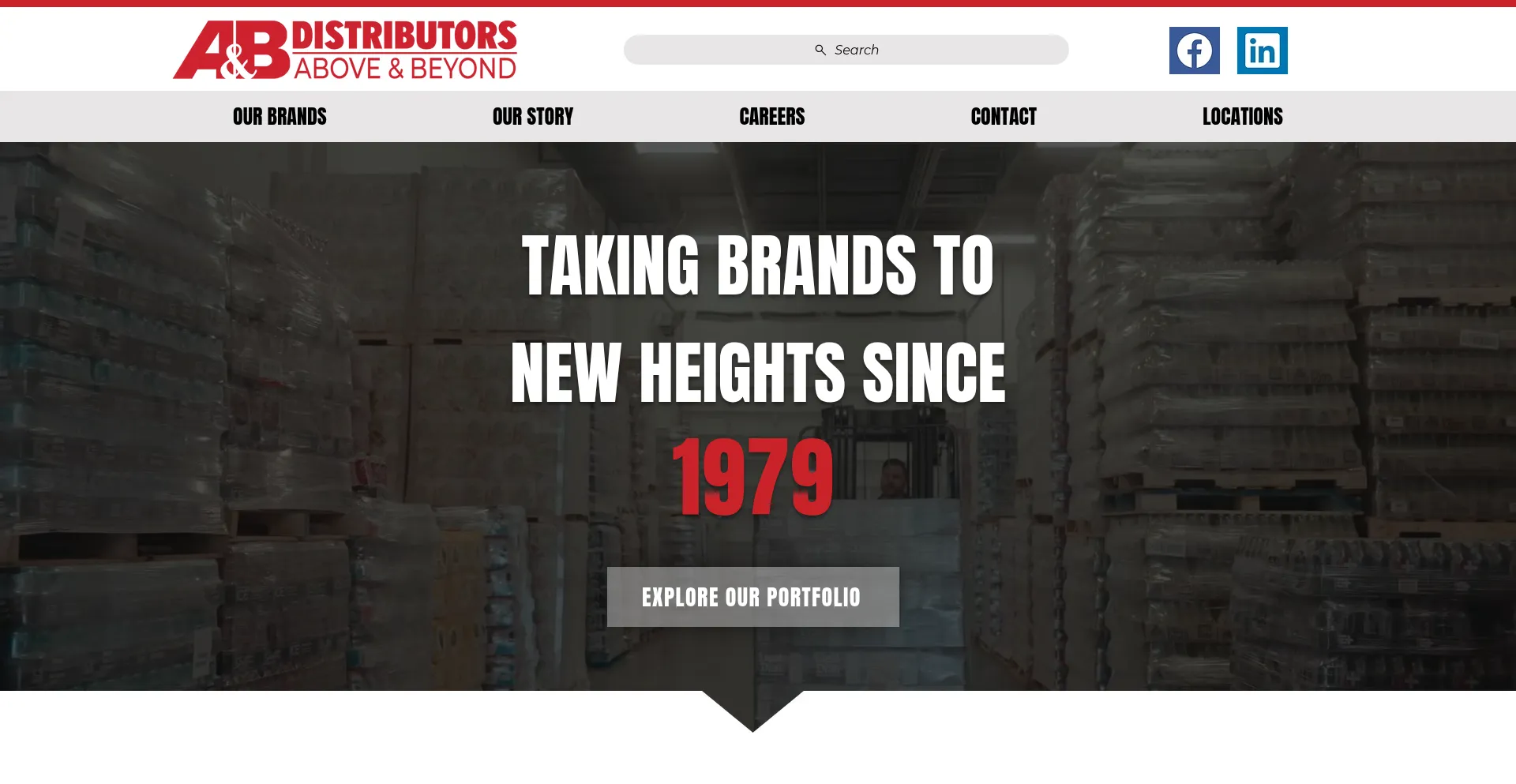 Website screenshot of Abdist.com