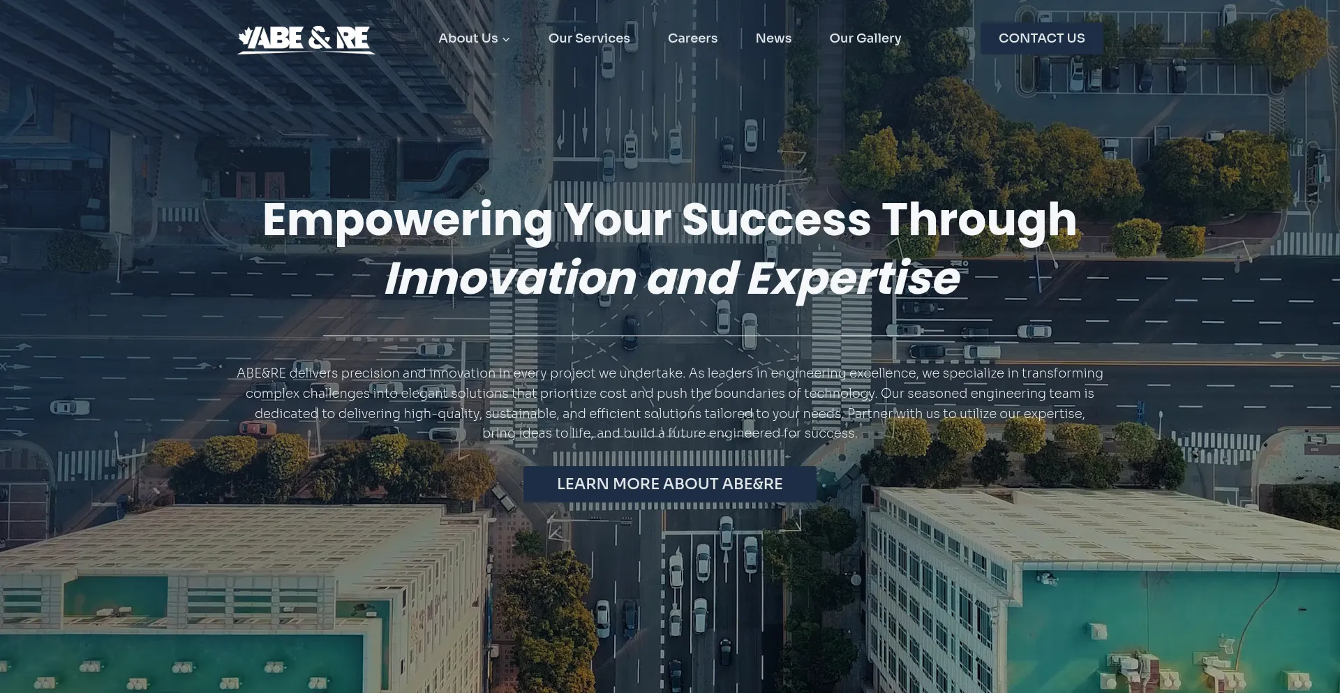 Website screenshot of Abenre.com