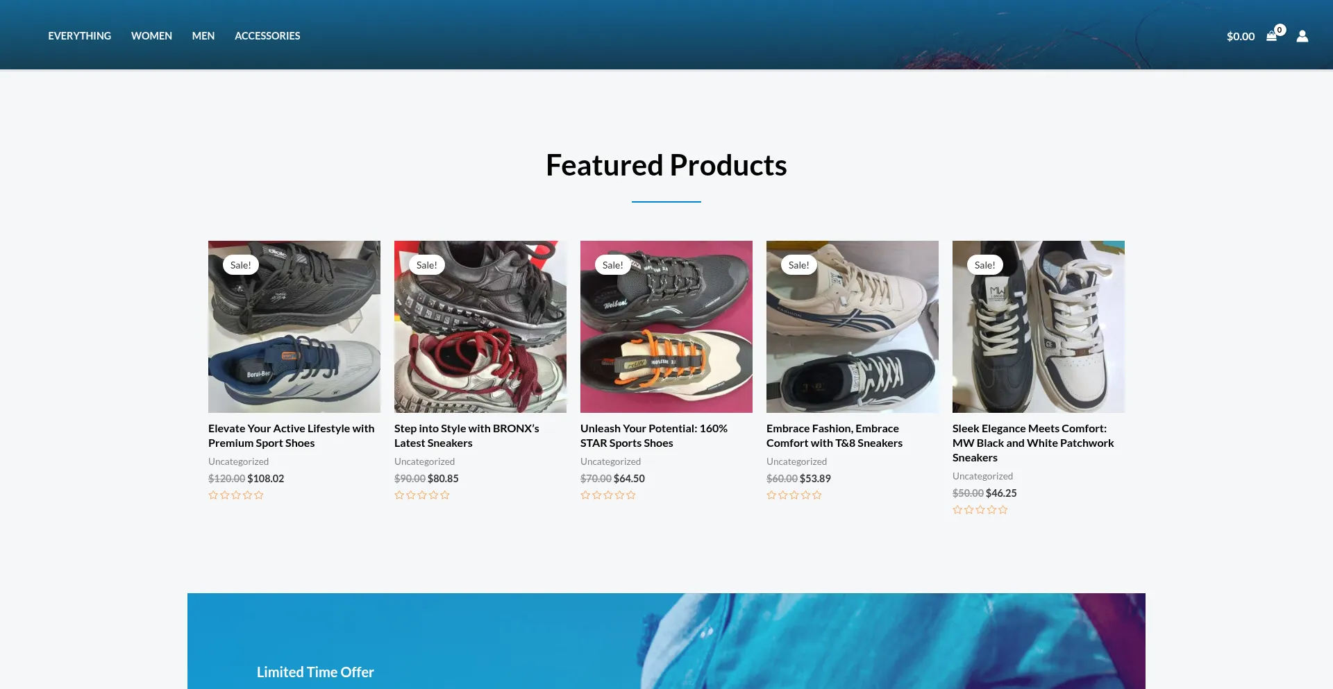 Website screenshot of Absence.shoe-hit.com