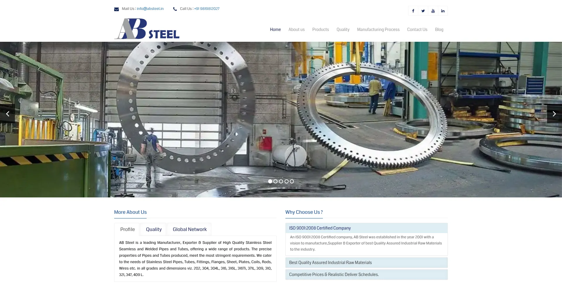 Absteel.in