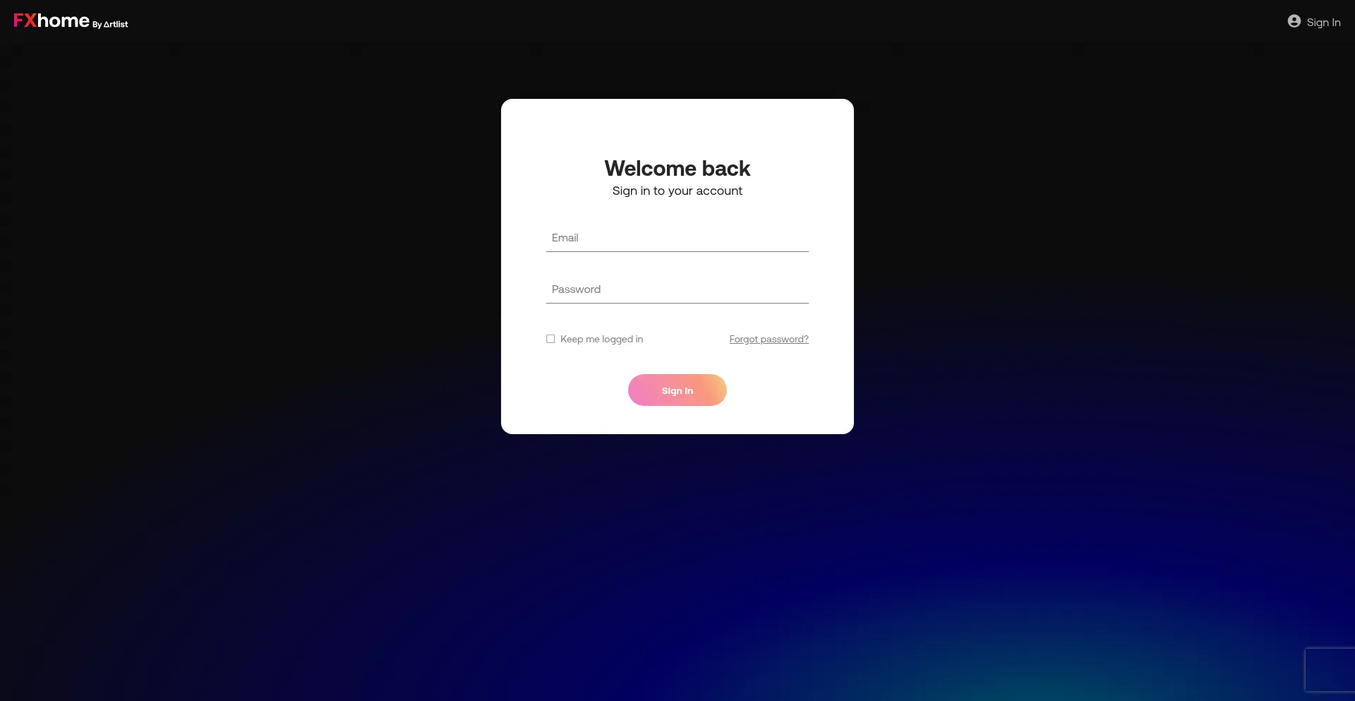 Account.fxhome.com