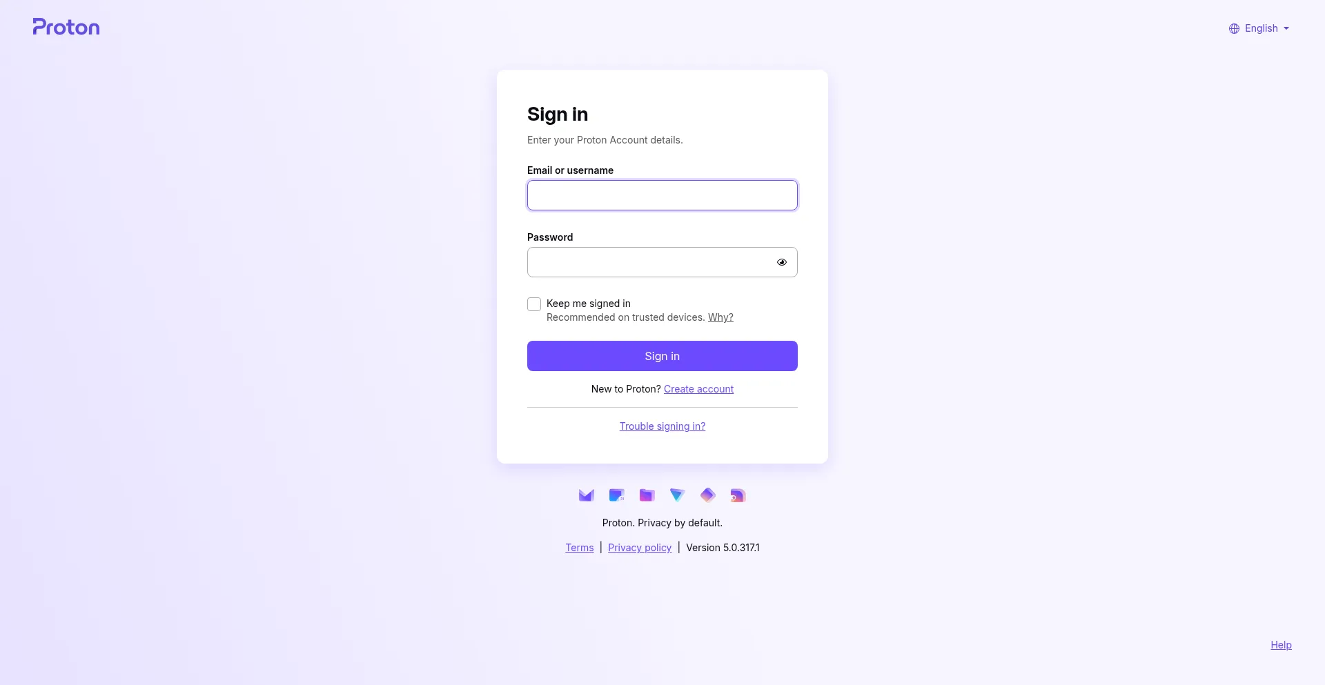 Account.protonmail.com