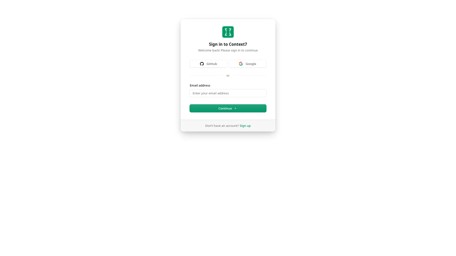 Accounts.context7.com