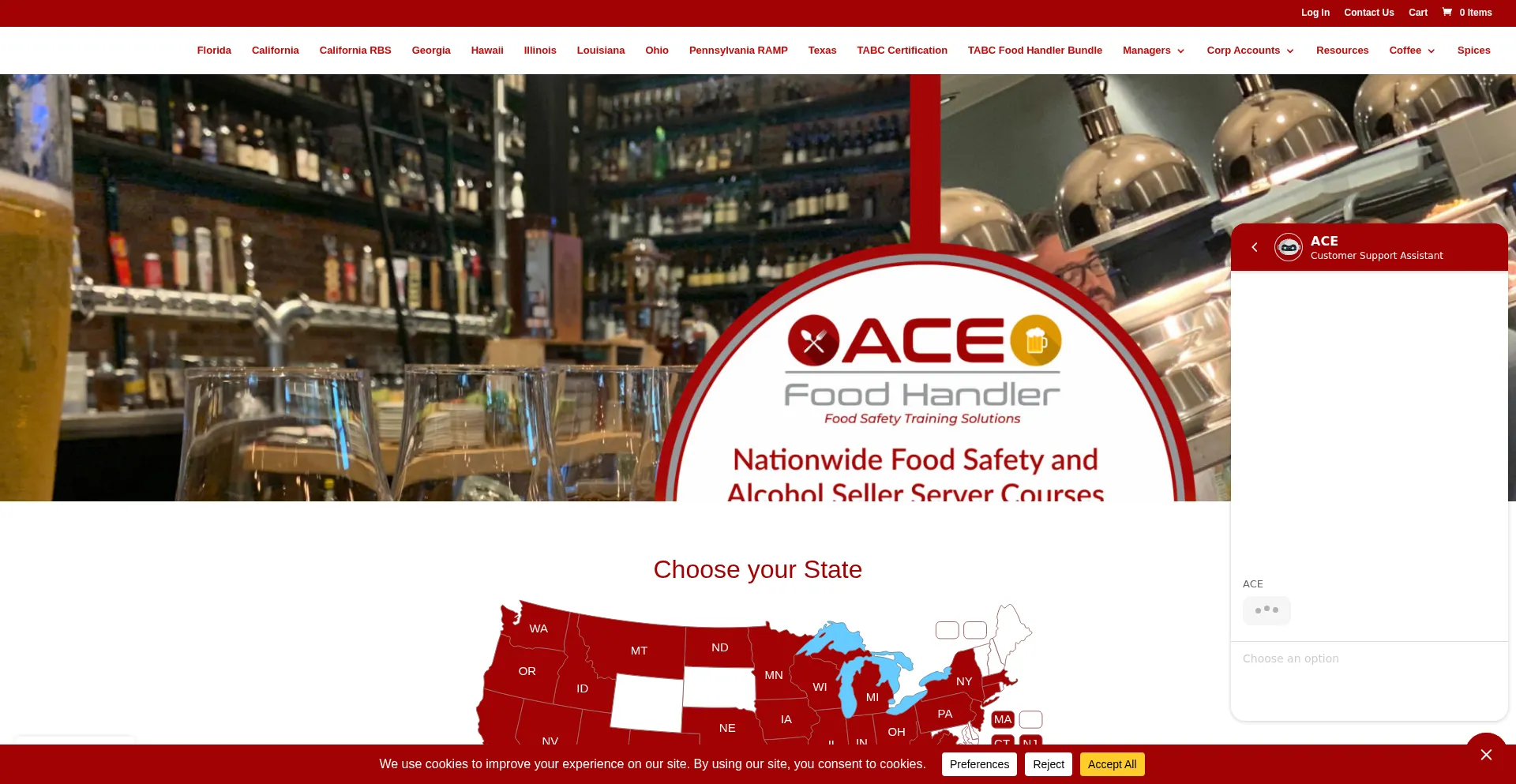 Acefoodhandler.com