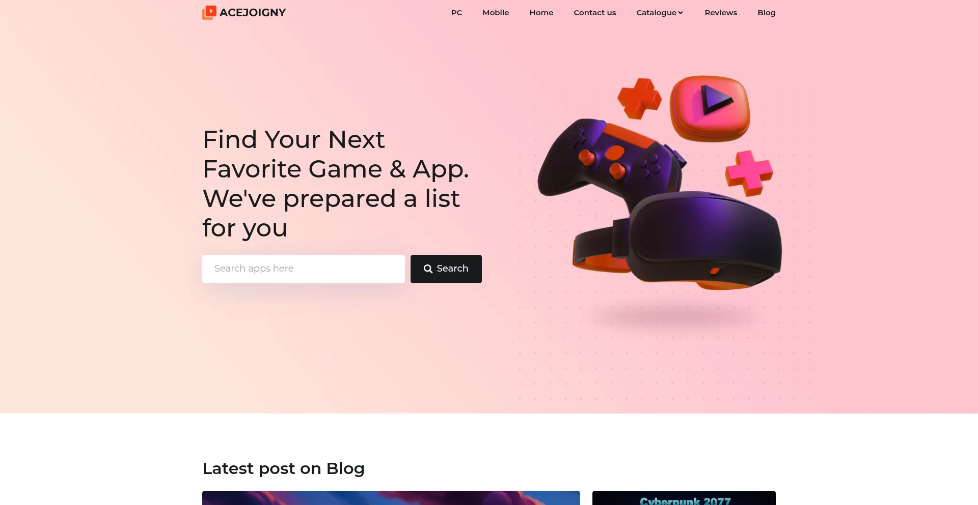 Website screenshot of Acejoigny.com