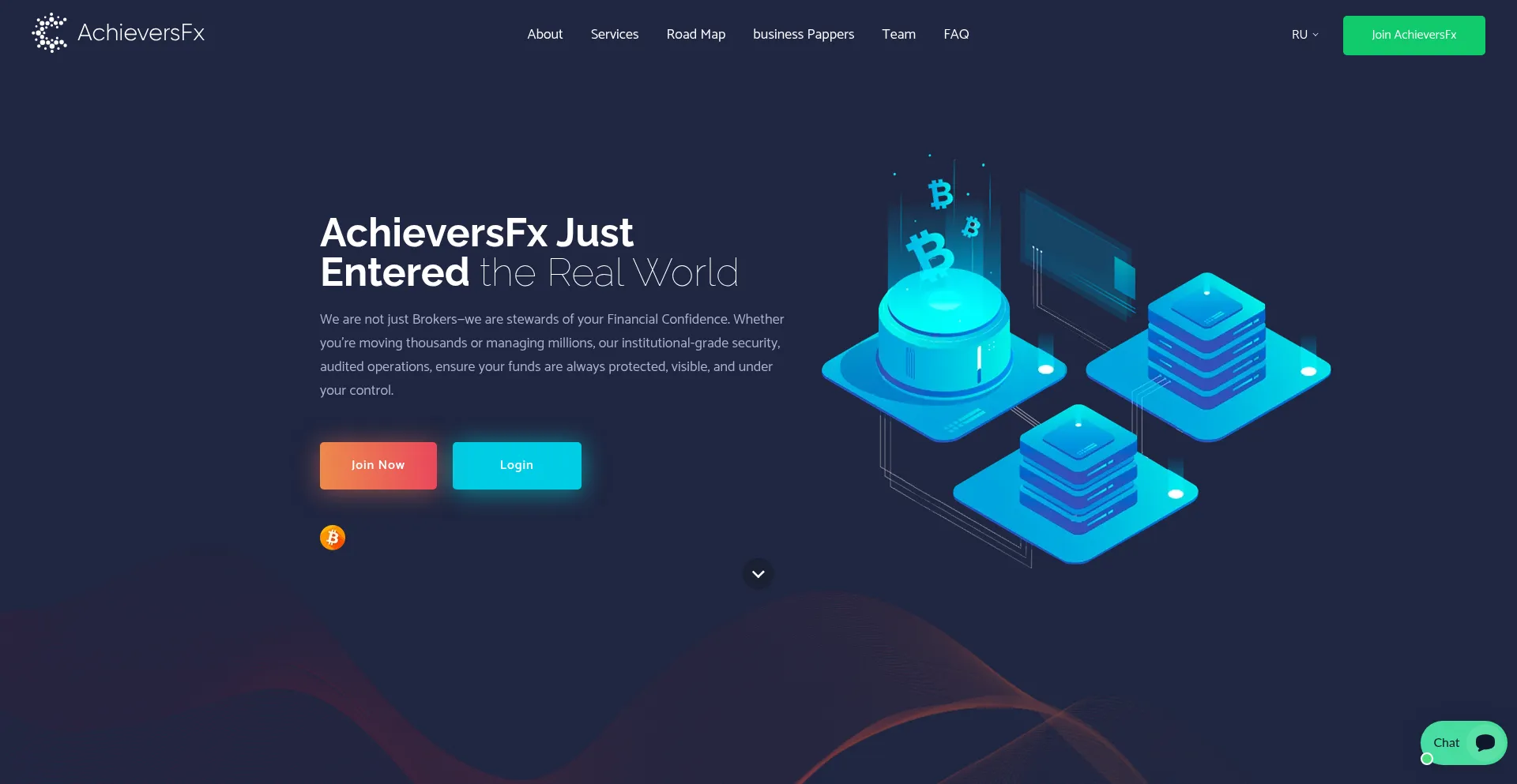 Website screenshot of Achieversfx.online