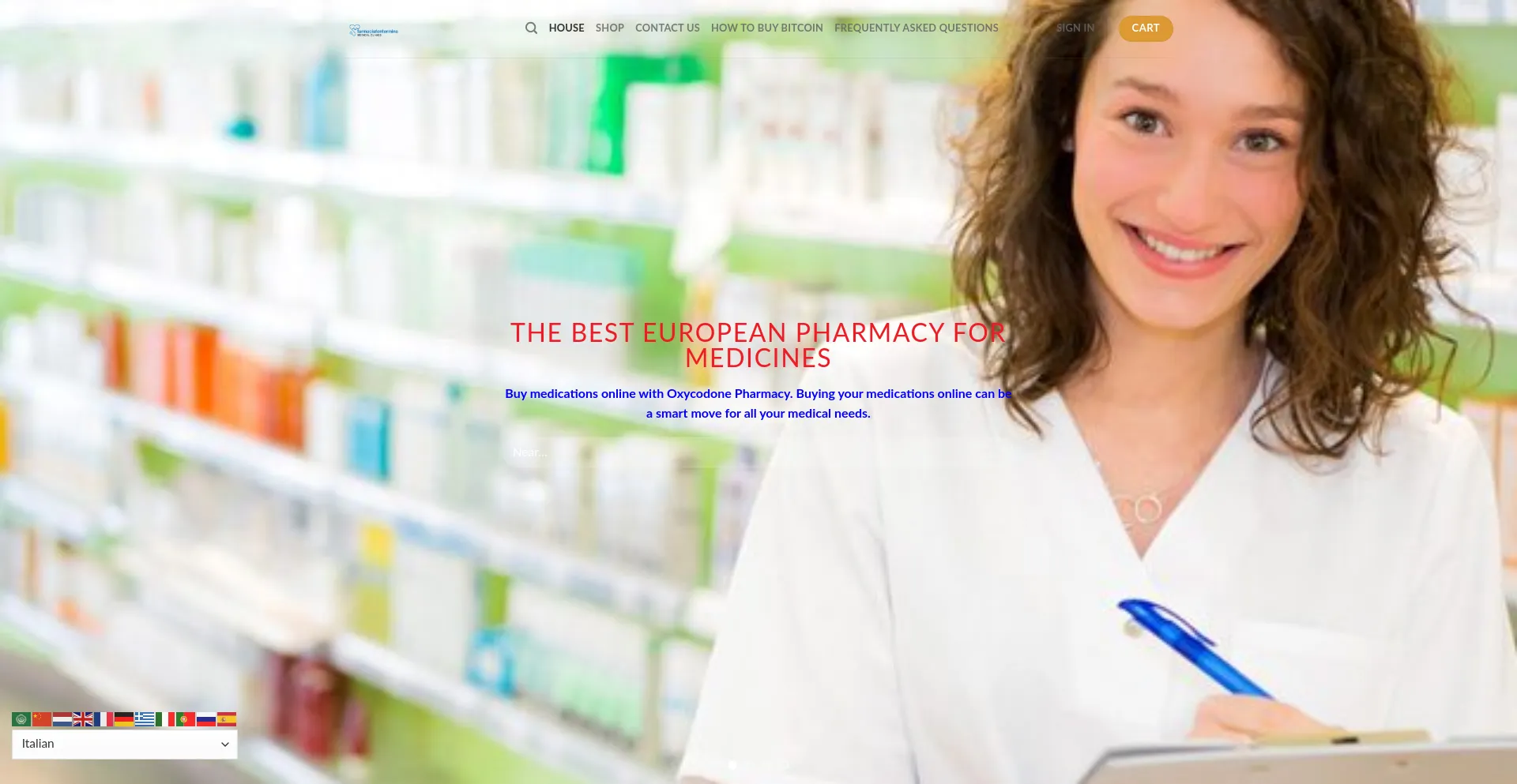 Website screenshot of Acquistarefentermina.com