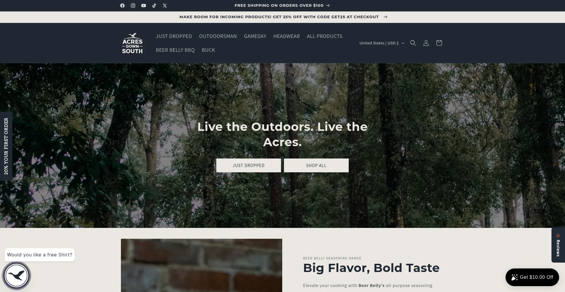 Acresdownsouth.com
