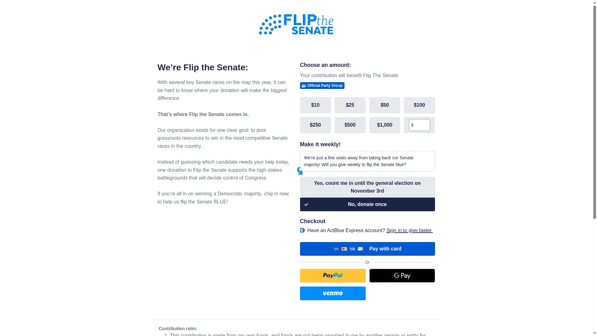 Act-flipthesenate.com