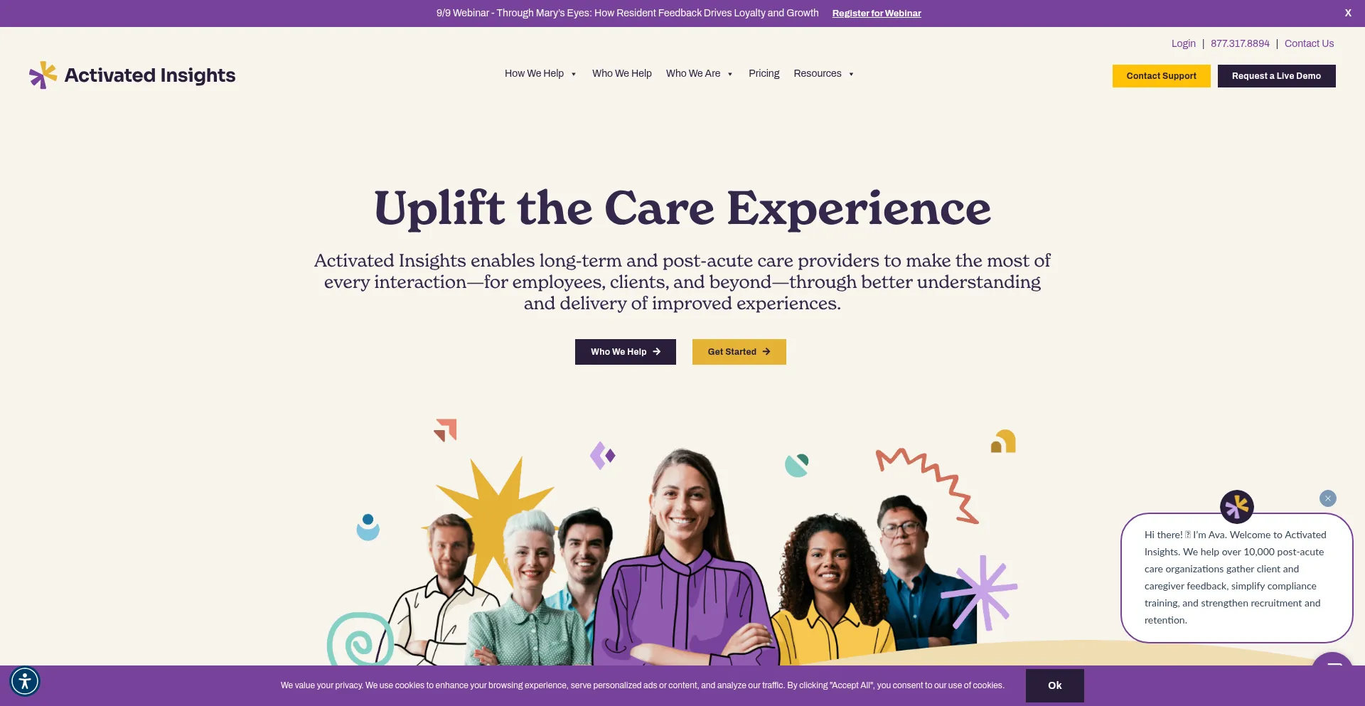 Website screenshot of Activatedinsights.com