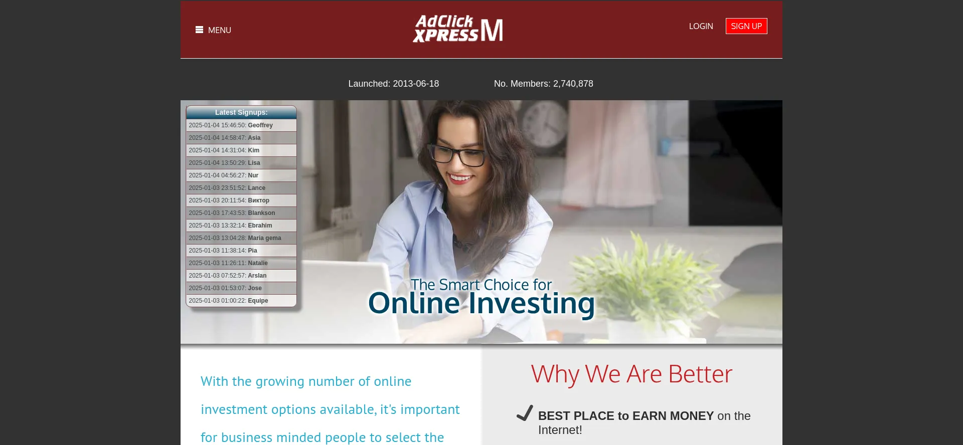 Website screenshot of Acxmeta.is