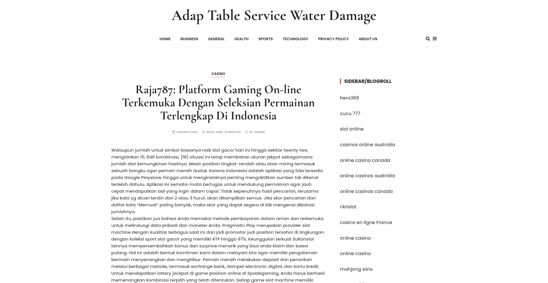 Adaptableservicewaterdamage.com