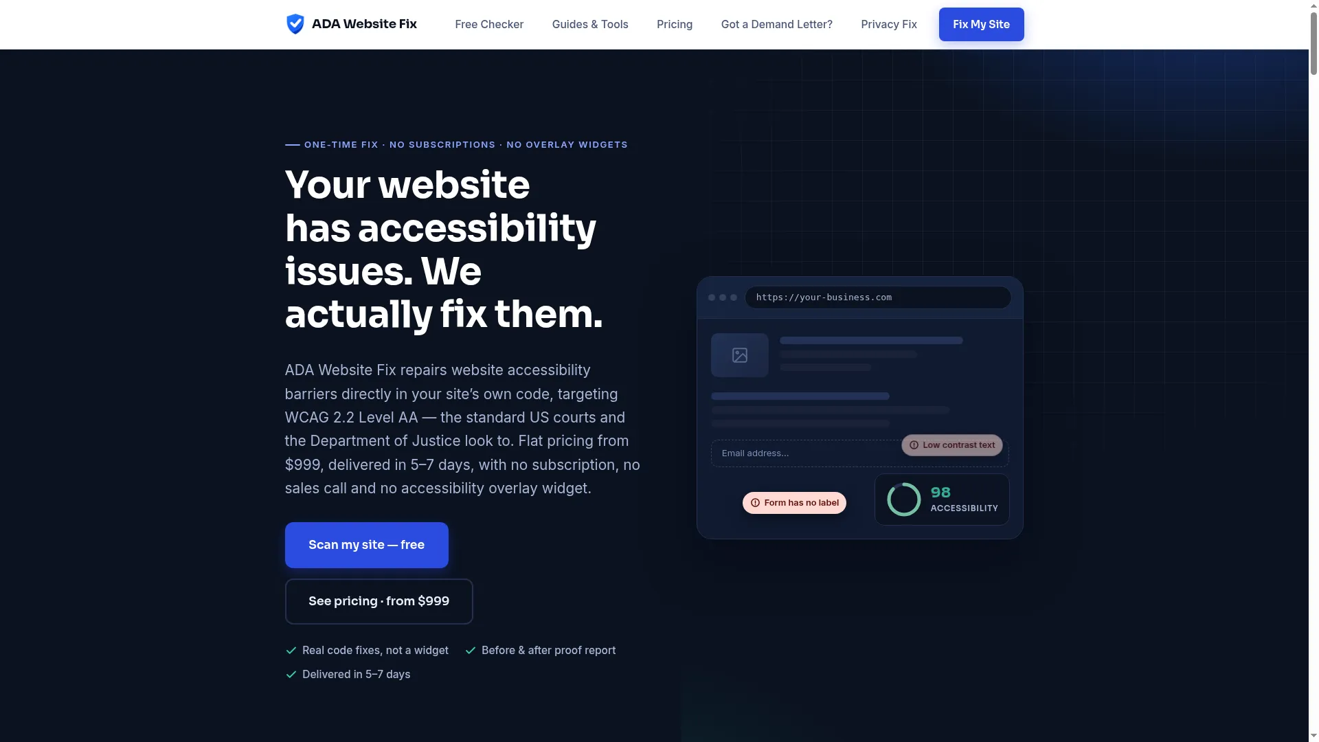 Adawebsitefix.com