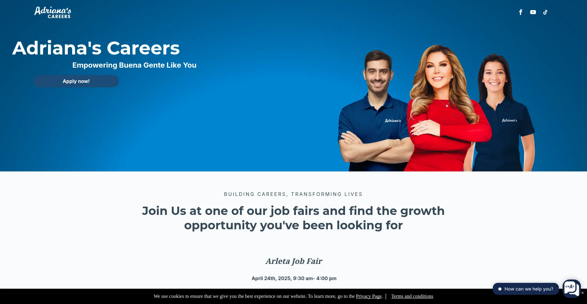 Adrianascareers.com