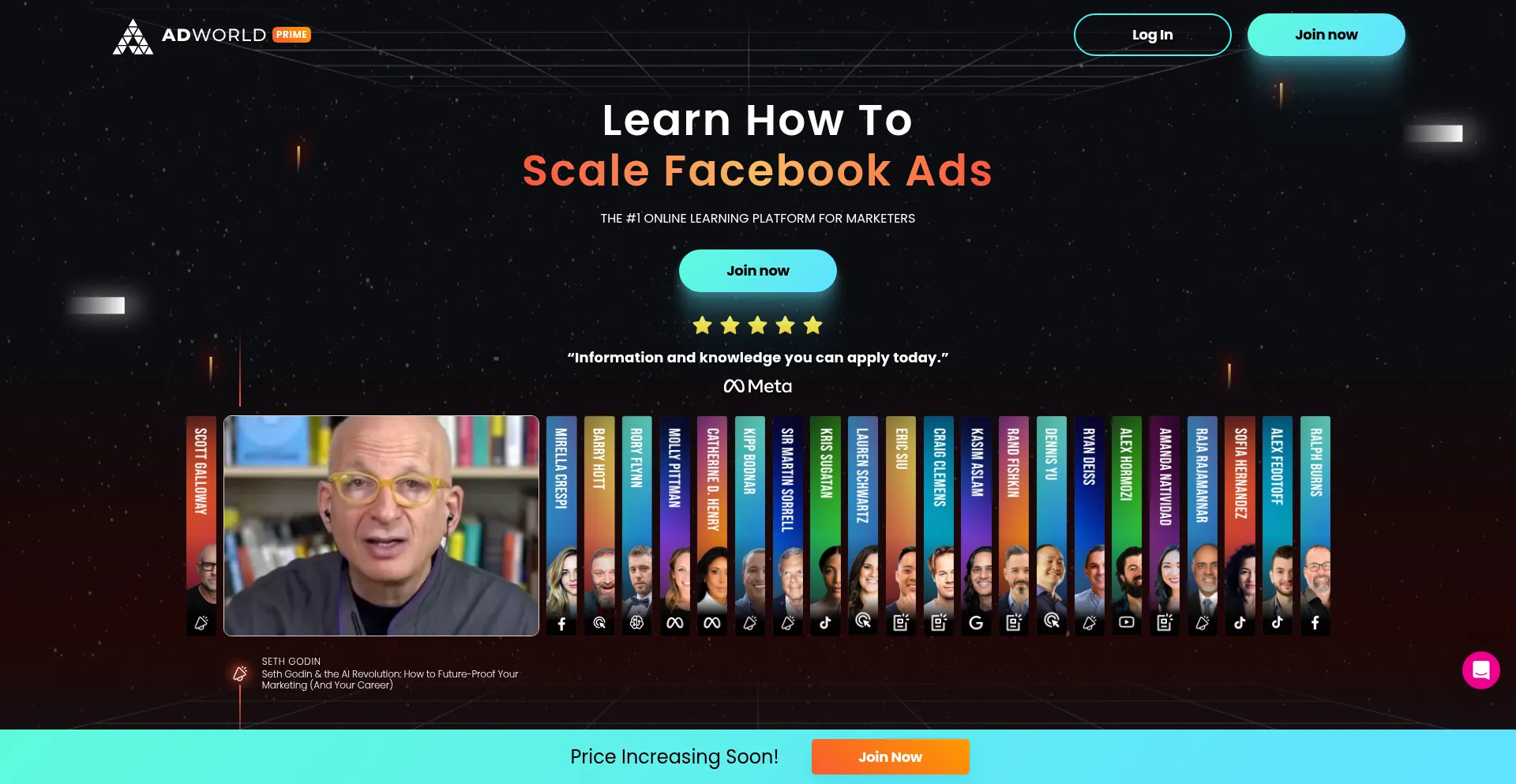 Website screenshot of Adworldprime.com