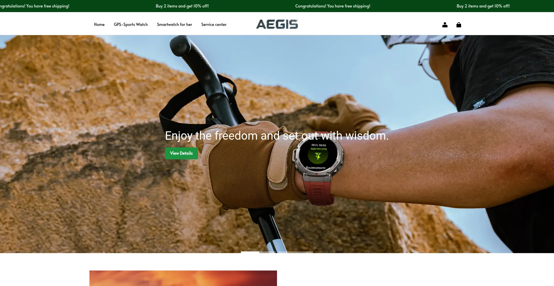 Website screenshot of Aegis-au.com