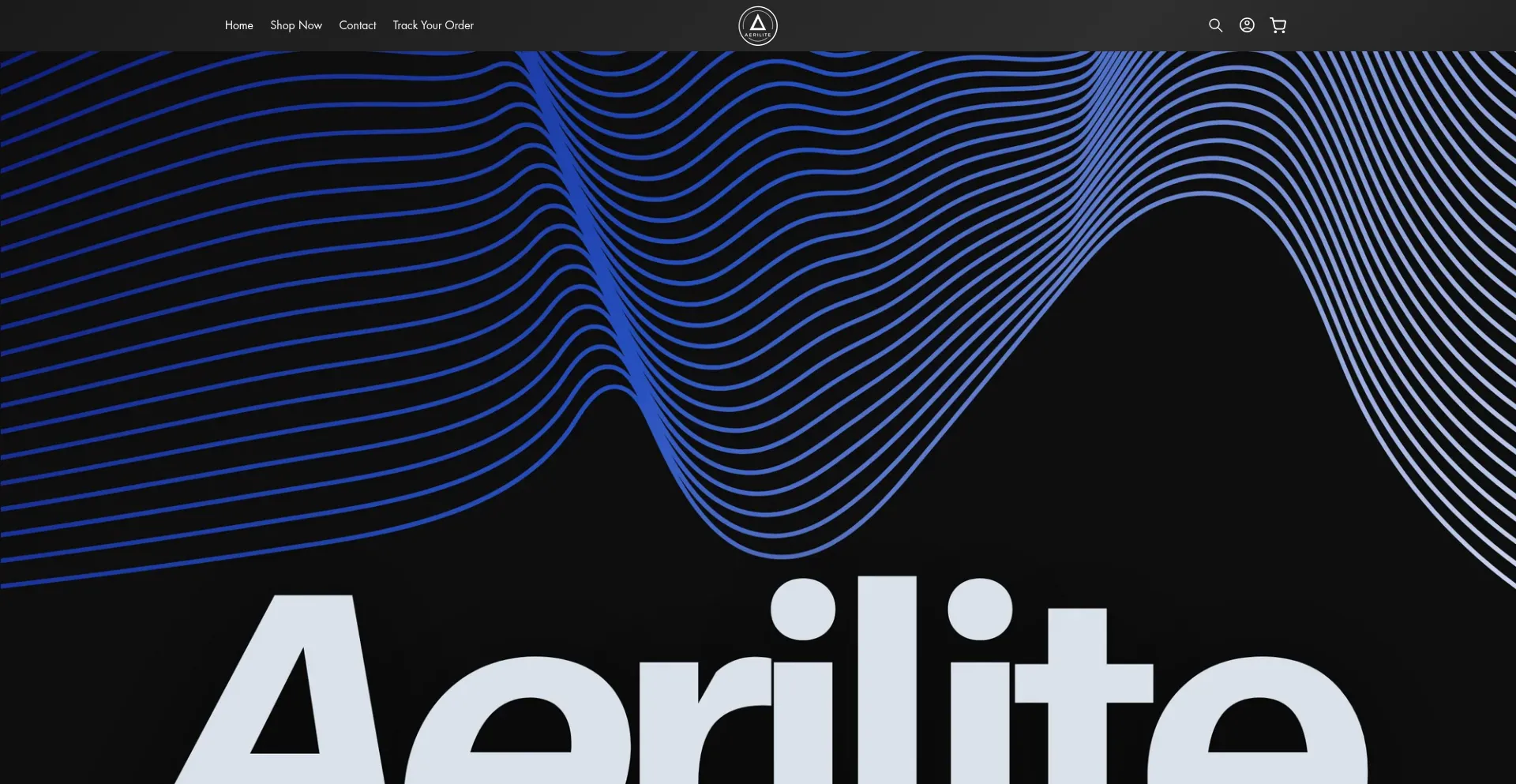 Website screenshot of Aerilite.com