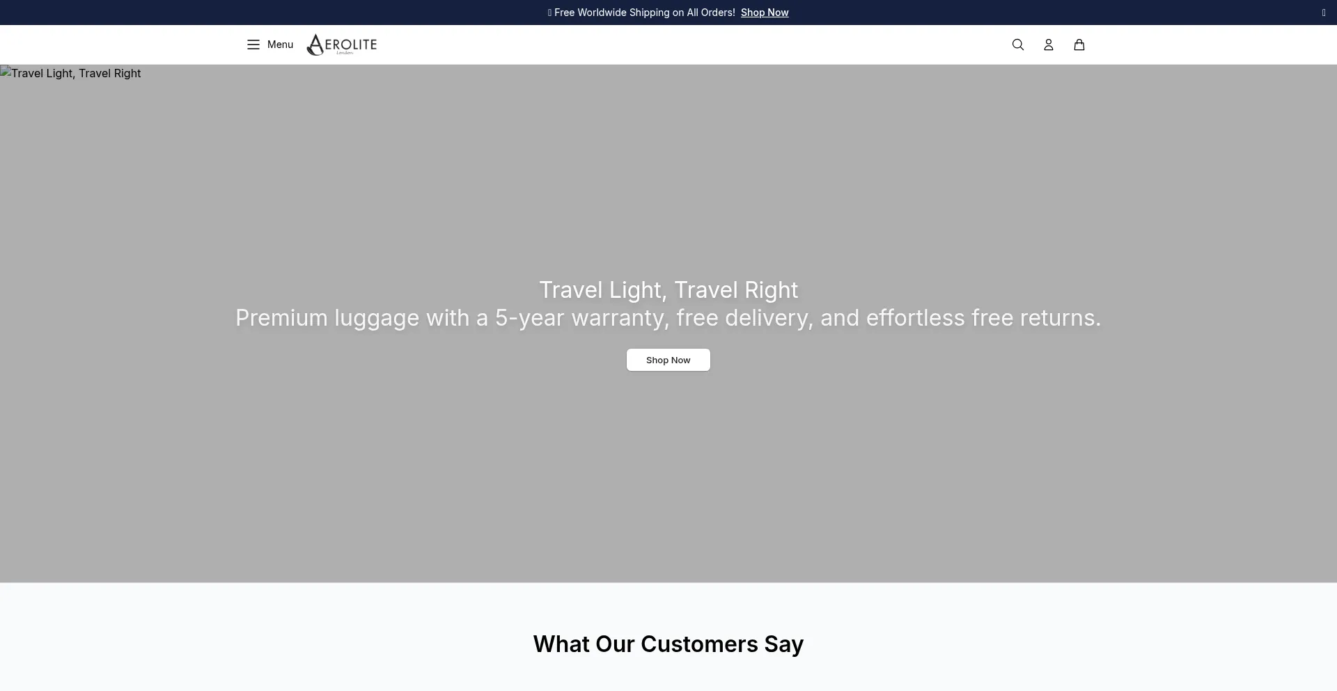 Aeroliteluggageshop.shop