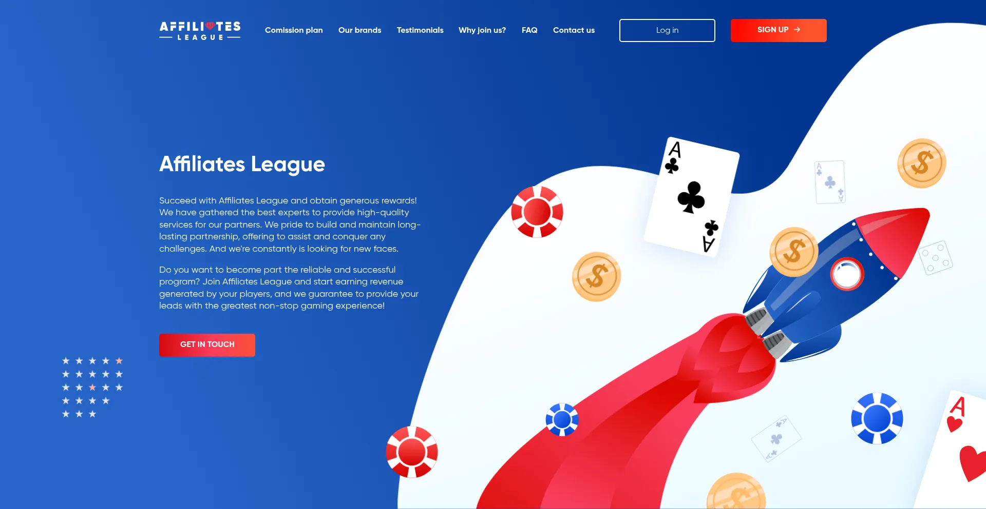 Website screenshot of Affalliance.com