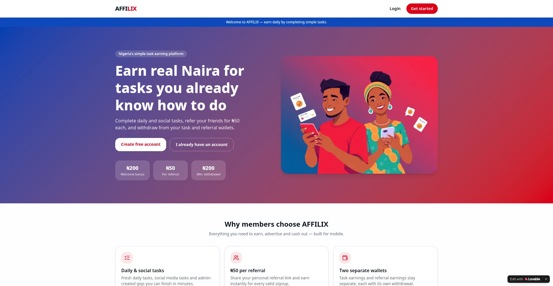 Affilix-earn-flow.lovable.app