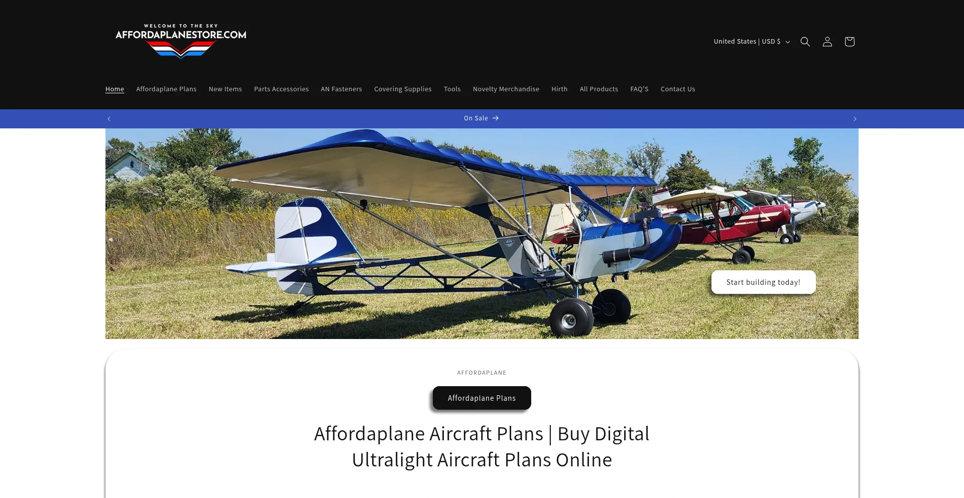Affordaplanestore.com