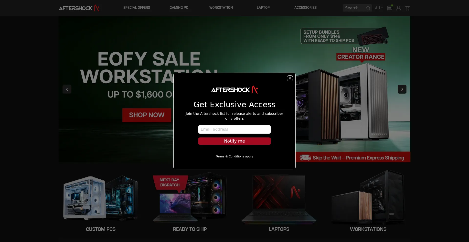 Aftershockpc.com.au