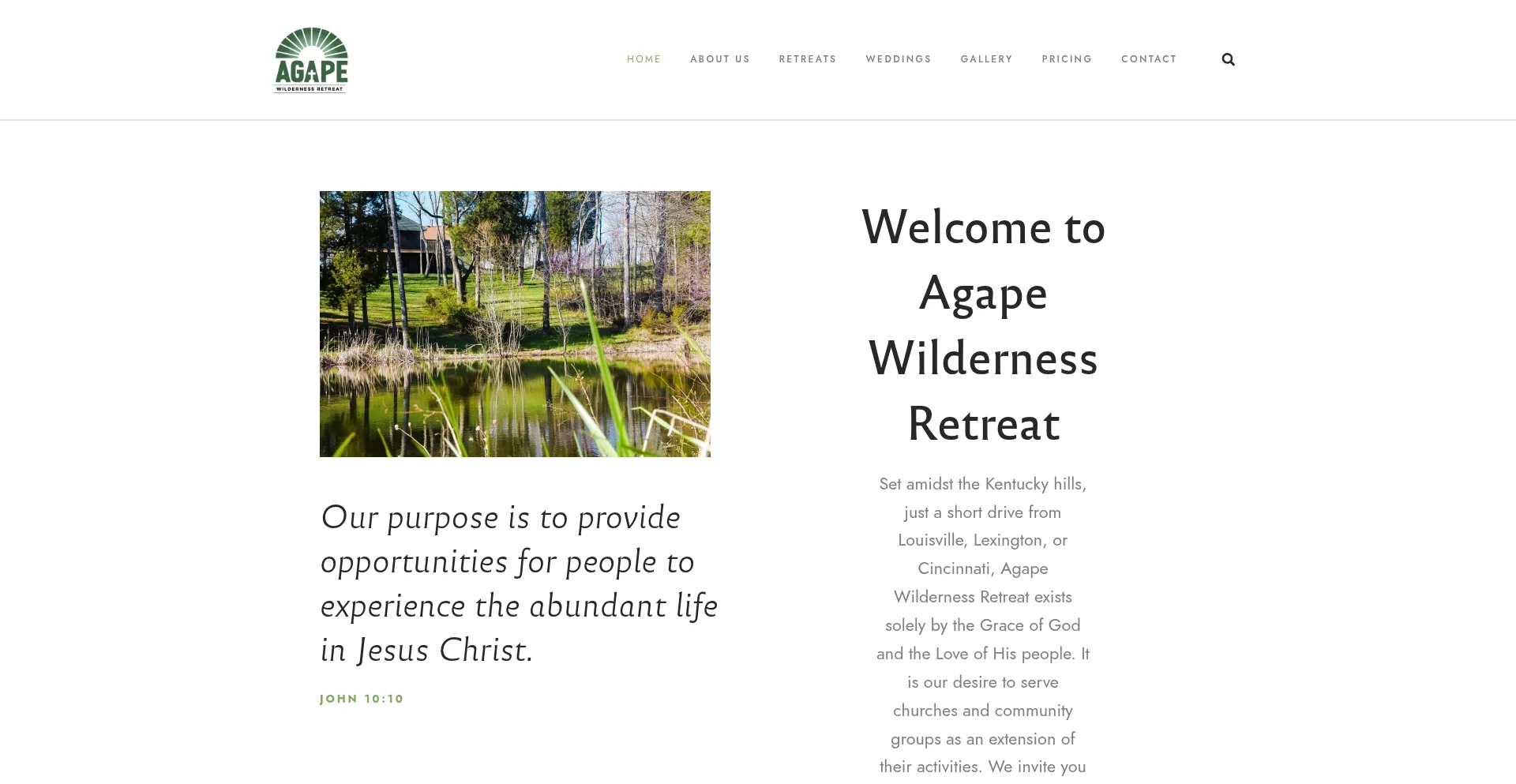 Agapewilderness.com