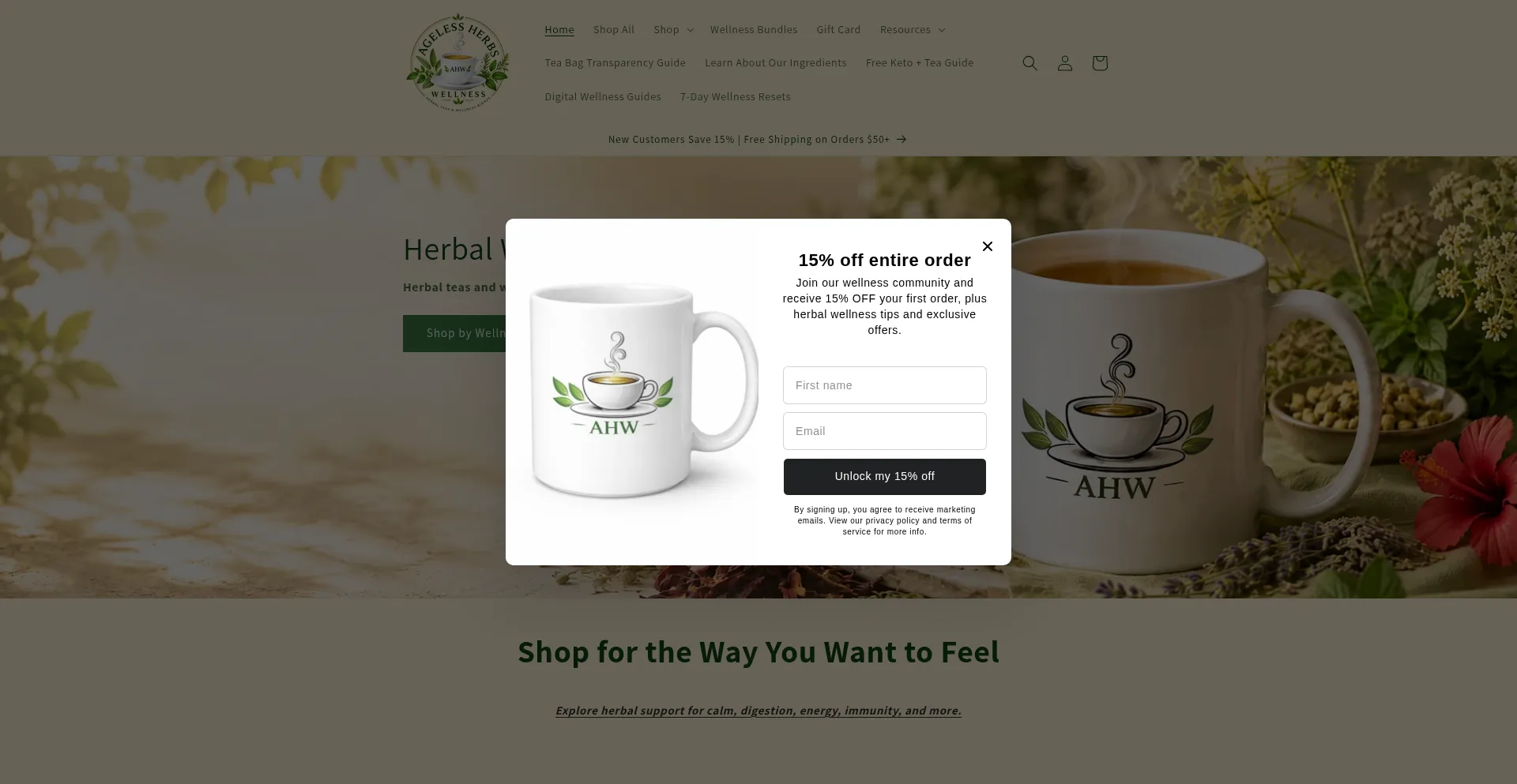 Agelessherbswellness.com